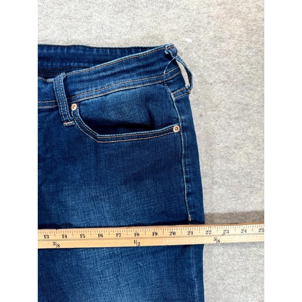 American Rag Cie Mens 36x30 Blue Denim Medium Wash Straight Leg Stretch Jeans